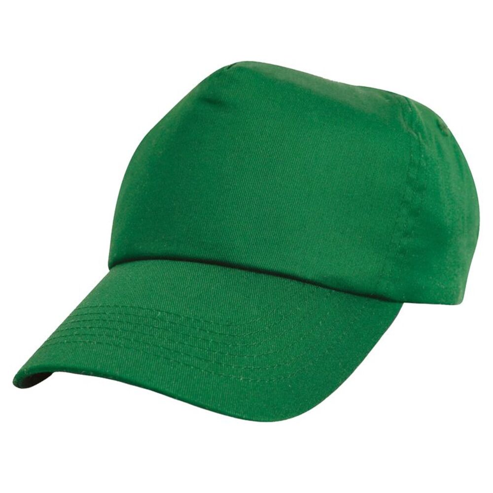 Result Childrens/Kids Big Boys Plain Basebll Cap / Kelly Green